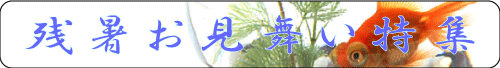 残暑お見舞い特集